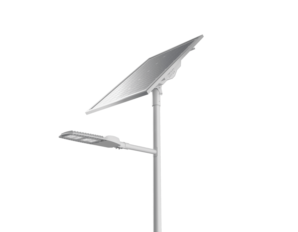 Lampadaire solaire Sunna Design Evergen L blanc