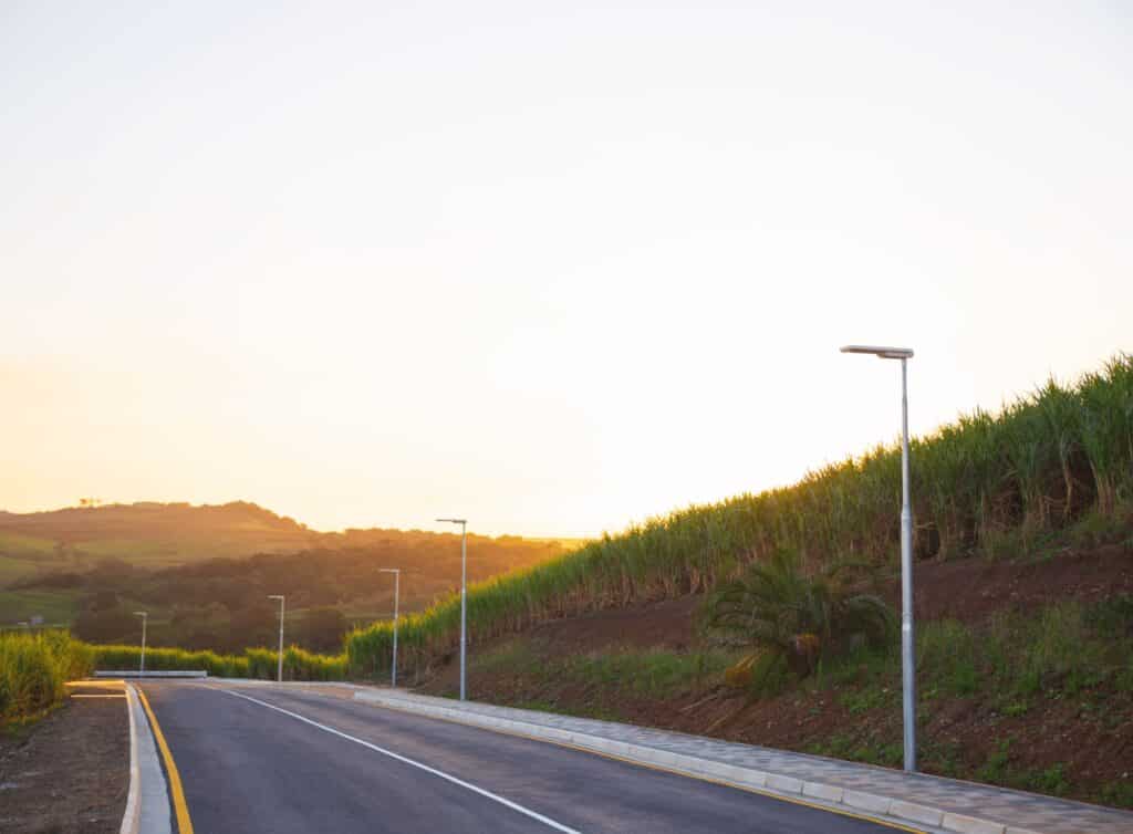 Eclairage solaire routier à Renishall Hills en Afrique