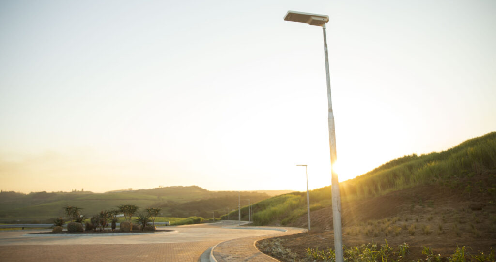 Solutions d'éclairage solaire à Renishaw Hills, Afrique du Sud