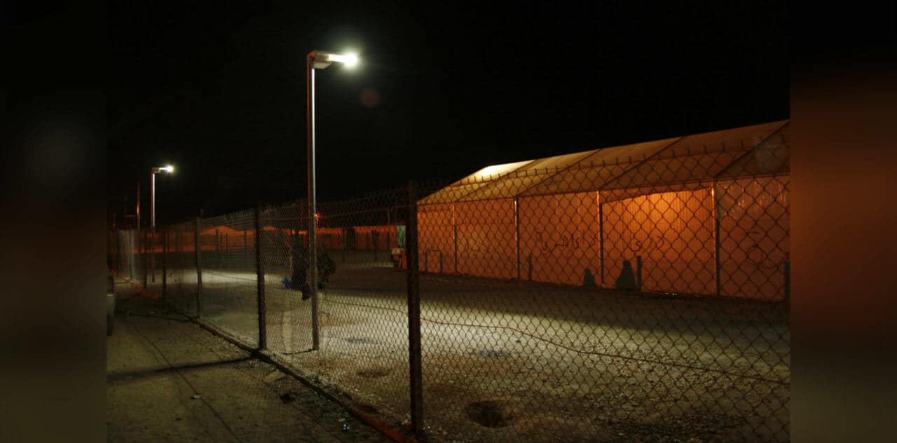 Éclairage solaire au camp de réfugiés d'Al Zaatari