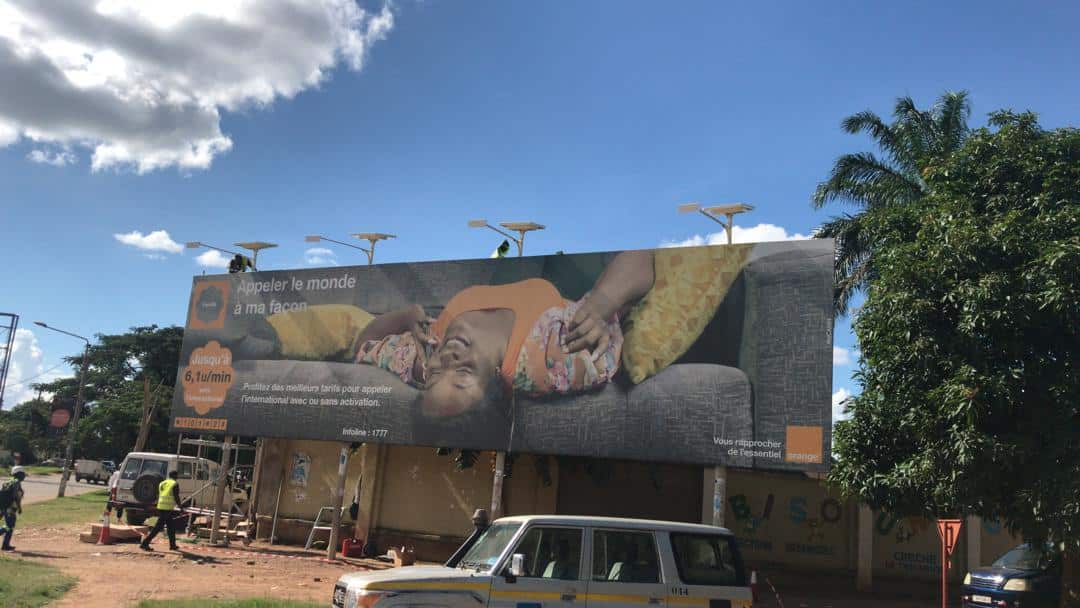Eclairage des panneaux publicitaires en République Démocratique du Congo (RDC)