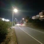 Lampadaires solaires dans les rues de Valence